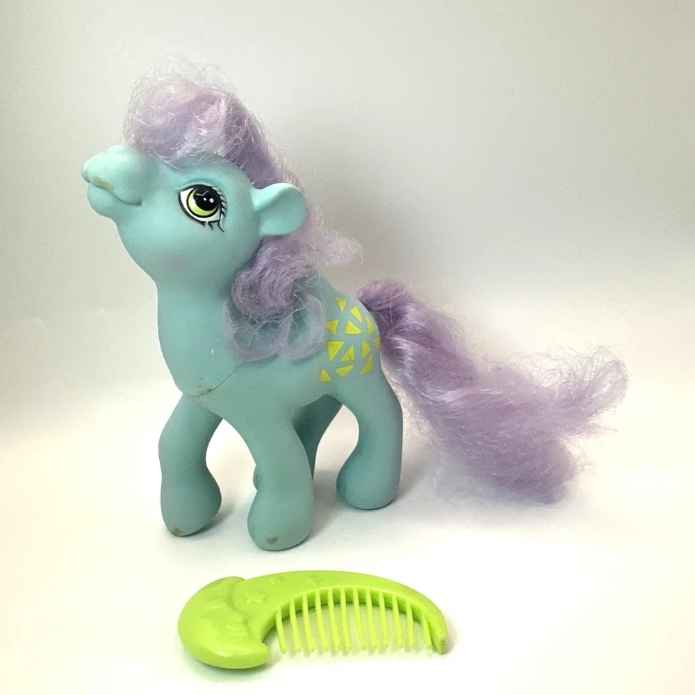 Vintage 1987 My Little Pony G1 Friends Spunky Camel Hasbro w/ Green Comb